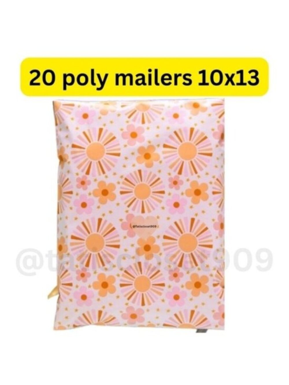 20 Sunshine poly mailers shipping bags size 10x13